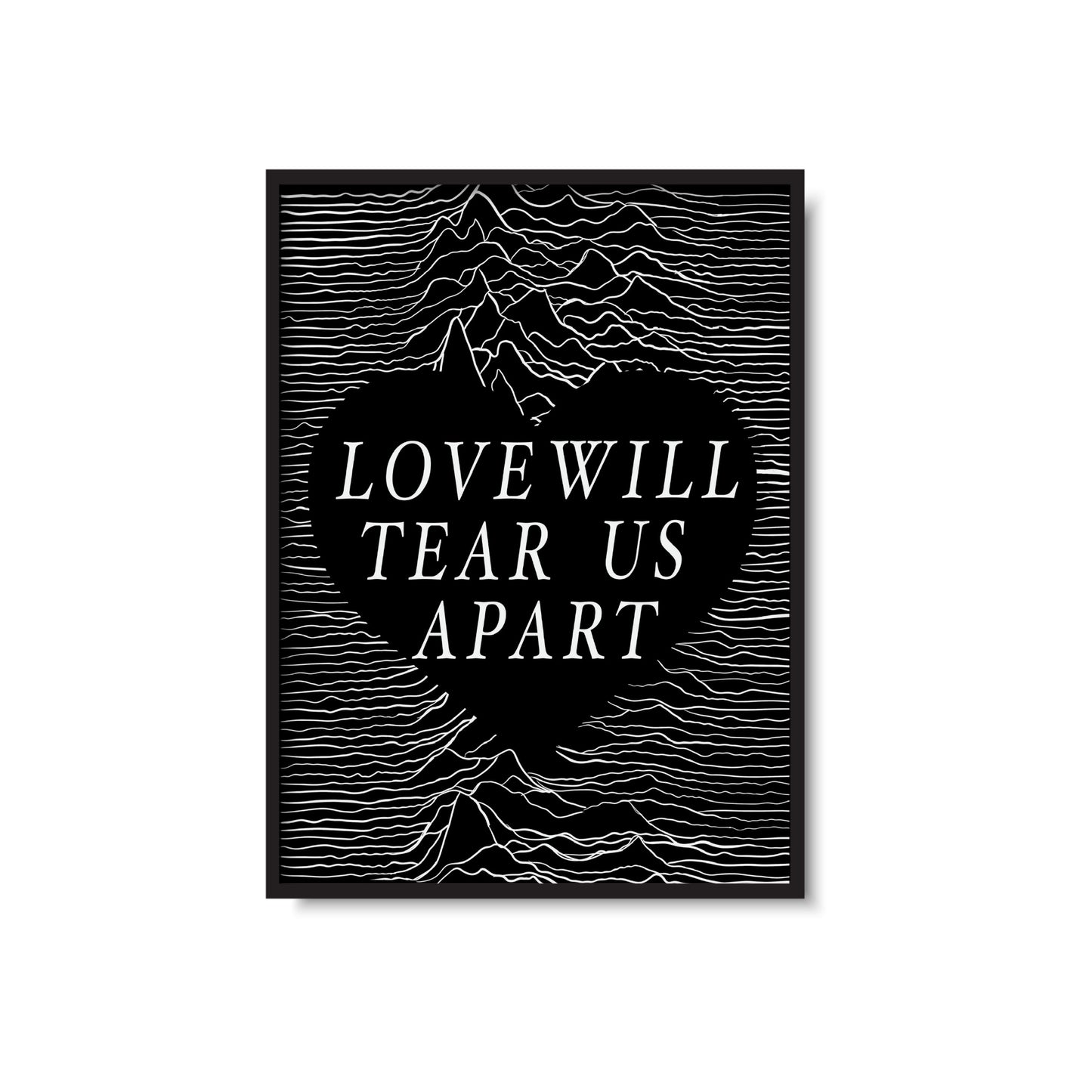 'Love Will Tear us Apart' Print