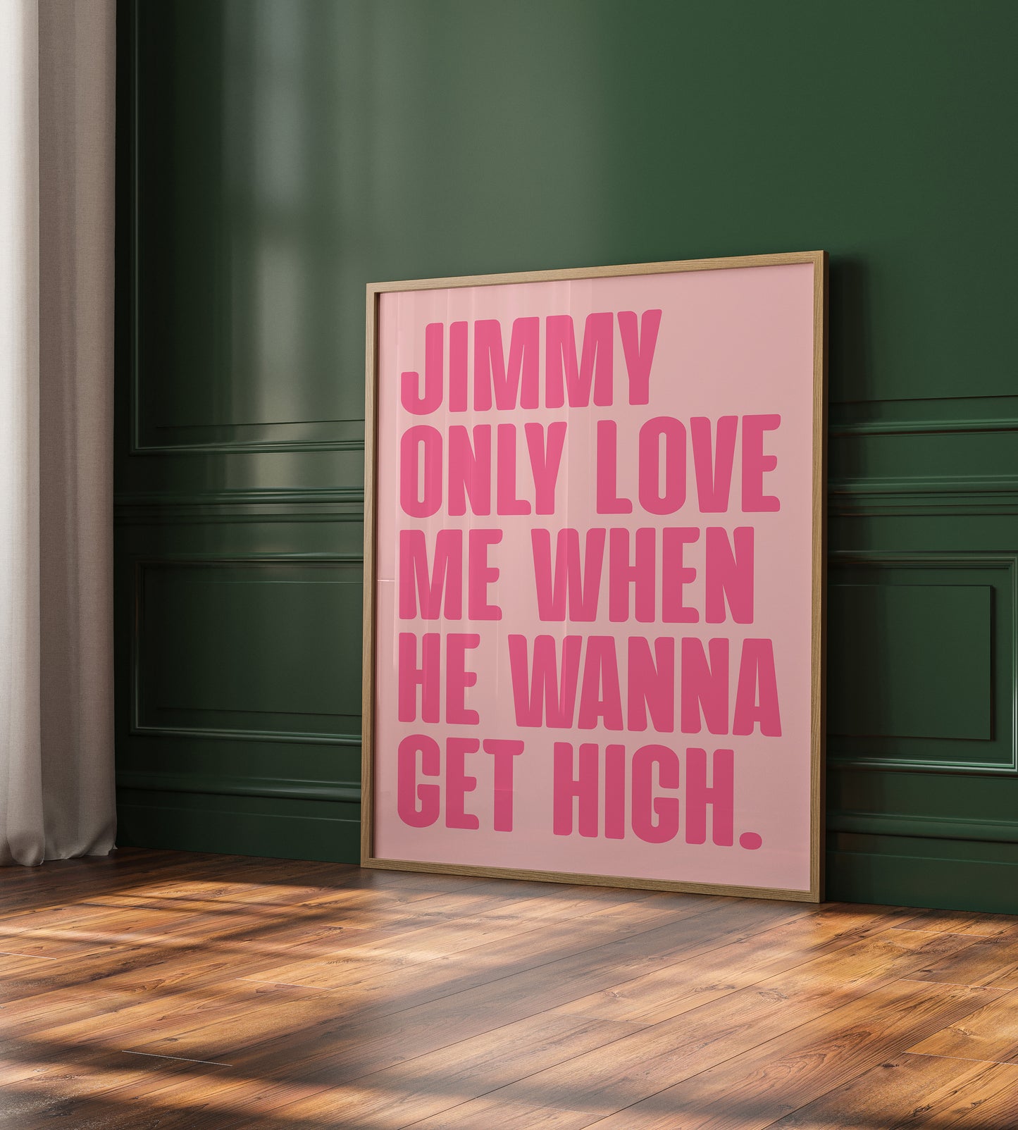 Jimmy Only Love Me Print
