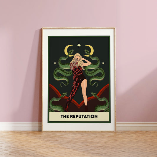 The Reputation Eras Tarot Print