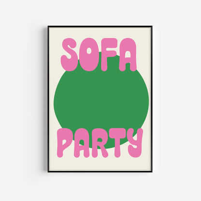 Sofa Party Print