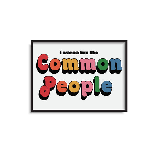 Common People Print