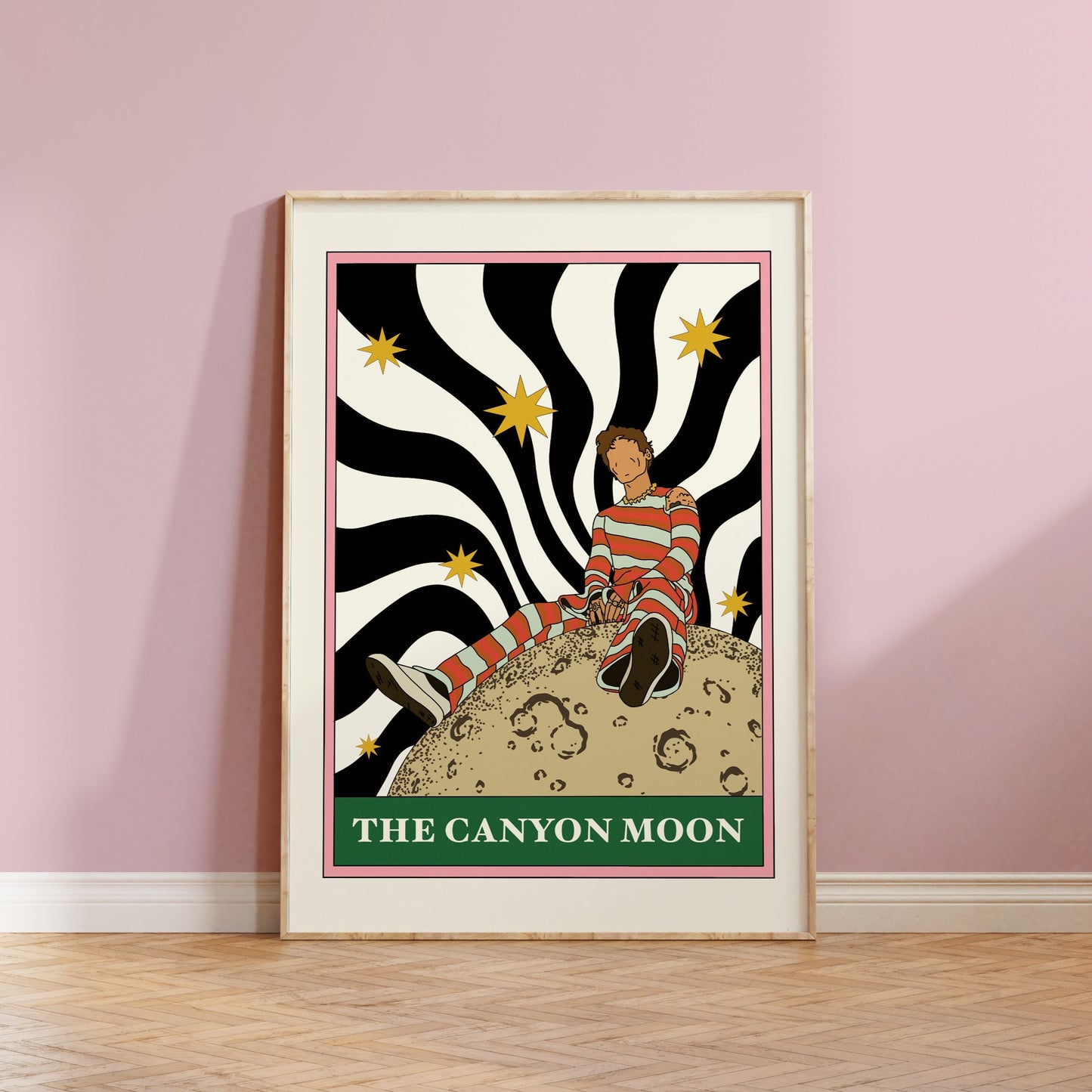 Harry Canyon Moon Tarot Card Art Print